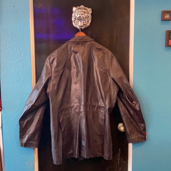Mocha Leather jacket - Picture 2 of 8